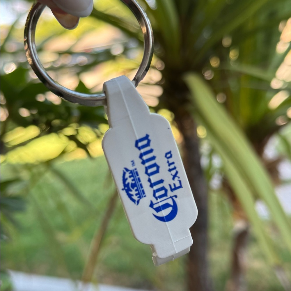 Vintage Corona Extra Bottle Opener Keychain